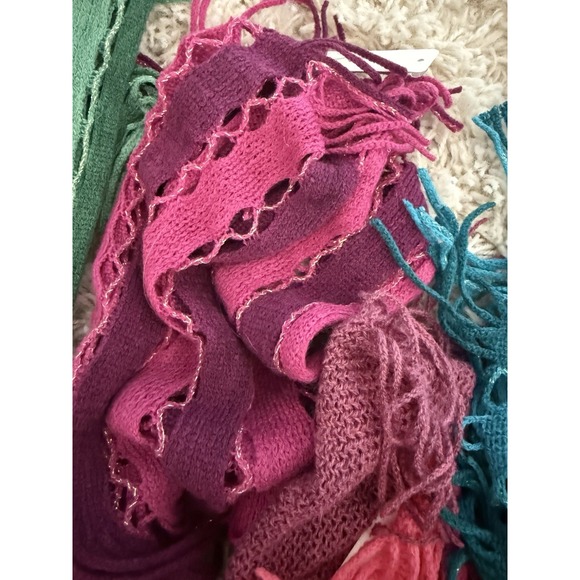 Bundle Lot Of 6 SCARF COWL INFINITY BOHEMIAN WOMEN - Picture 2 of 6